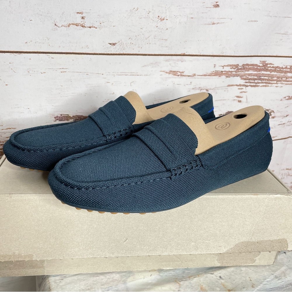 Rothy’s Navy driving loafers men’s 10.5